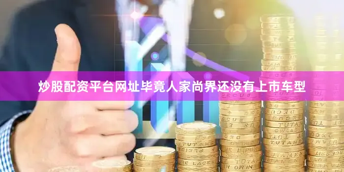 炒股配资平台网址毕竟人家尚界还没有上市车型