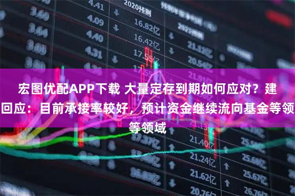 宏图优配APP下载 大量定存到期如何应对？建行回应：目前承接率较好，预计资金继续流向基金等领域